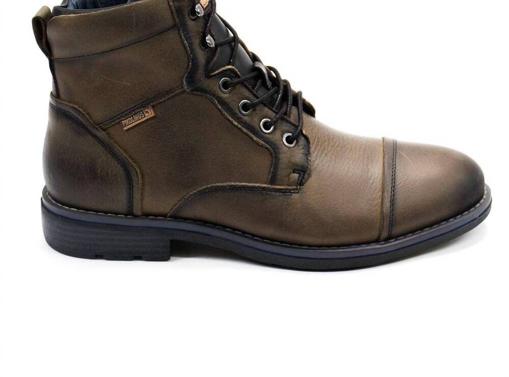 NEW PIKOLINOS men's york leather boots in kaki